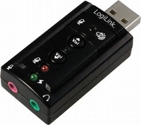LOGILINK UA0078, LogiLink USB Soundcard with Virtual 7.1 Soundeffects