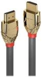 Lindy Gold Line - Ultra High Speed - HDMI-Kabel mit Ethernet - HDMI m&auml;nnlich zu HDMI