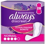 always Discreet Inkontinenz Slipeinlage Normal 28 Slipeinlagen
