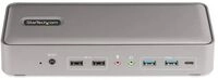 StarTech.com Dual-Laptop USB-C KVM Docking Station, Dual Monitor 4K 60Hz DisplayPort