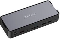 Verbatim USB-C Pro Dockingstation CDS-15 mit HDMI/DP/RJ45/USB-A/USB-C