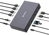 Verbatim USB-C Pro Dockingstation CDS-17 mit HDMI/4K/RJ45/USB-A/USB-C/SD