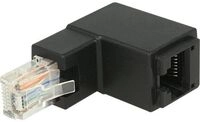 Delock Netzwerkadapter - RJ-45 (M) gewinkelt bis RJ-45 (W)