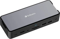 Verbatim USB-C Pro Dockingstation CDS-15S mit HDMI/4K/USB-A/USB-C/SSD Slot/SD