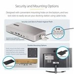 StarTech.com Thunderbolt 4 Multi-Display Docking Station, Quad/Triple/Dual Monitor