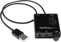 STARTECH ICUSBAUDIO2D, StarTech.com USB Audio Adapter - Externe USB Soundkarte...