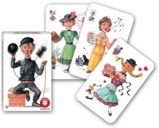 Piatnik 427824 Schwarzer Peter, Nostalgiebilder Spielkarten