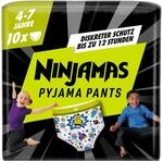 Pampers Ninjamas f&uuml;r Jungs 4-7 Jahre Absorbierende Nachth&ouml;schen, 10 St&uuml;ck