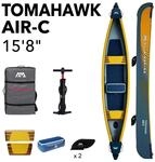 Aqua Marina Tomahawk AIR-C High Pressure Speed Canoe 2/3-person. DWF Deck. (p