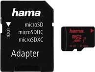 Hama 213115 mSDXC 64GB U3 80MB/s +A/F_MINI_HSL