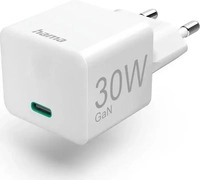 HAMA 125139, Hama 125139 Mini-Lader,GaN, USB-C, PD/QC, 30W