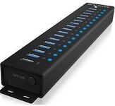 ICY BOX Hub 16+1 Port USB 16x USB 1x Laden USB3.2 Gen1 retail