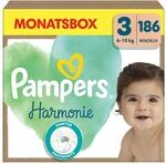 Pampers Harmonie Gr.3 Midi 6-10 kg Monatsbox Windeln, 186 St&uuml;ck