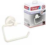 tesa&reg; MOON WHITE Toilettenrollenhalter, wei&szlig; WC-Papierrollenhalter ohne Bohren