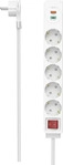 HAMA 223186, Hama 223186 SDL 5F 1,4M/USB-C/A 18W PD/F.ST