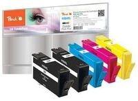 Peach Spar Pack Plus - 5er-Pack - Gr&ouml;&szlig;e XL - Schwarz, Gelb, Cyan, Magenta