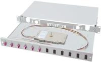 DIGITUS LWL Splei&szlig;box, 1HE, best&uuml;ckt, LC, OM4