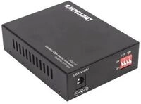 Intellinet Gigabit PoE+ Media Converter, 1 x 1000Base-T RJ45 Port to 1 x SFP Port,