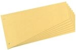herlitz Trennstreifen, Trapez, gelb, 100er Packung