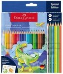 FABER-CASTELL Colour GRIP - Farbstift - T-Rex - nicht dauerhaft (Packung mit 24)