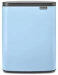 Brabantia Bo M&uuml;lleimer, 12L - Dreamy Blue M&uuml;lleimer