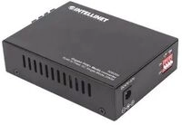 Intellinet Gigabit PoE+ Media Converter, 1000Base-T RJ45 Port to 1000Base-LX (SC)