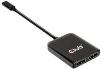 Club 3D Videoadapter - 24 pin USB-C m&auml;nnlich zu DisplayPort weiblich