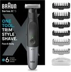 Braun Series XT5200 Face + Body + Travel Multigrooming-Set, Pr&auml;zisionstrimmer Bart