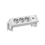 BACHMANN DESK2 white 3xCEE7/3 0,2m GST18 RAL9010