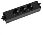 Bachmann STEP BASE 3-fach Steckdosenleiste mit GST18 - Drinnen - Typ F - Kein Stecker