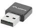 Lanberg NC-0300-WI - Kabellos - USB - 2400 Mbit/s - Schwarz