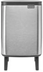 Brabantia Bo M&uuml;lleimer Hi, 7L - Matt Steel Fingerprint Proof M&uuml;lleimer