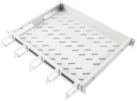 DIGITUS 19'' 1HE Fachboden grau festeinbau mit Kabelf&uuml;hrung f. 600mm