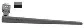 Lanberg NC-0300-WIE - Kabellos - USB - Ethernet / WLAN - 2400 Mbit/s - Schwarz