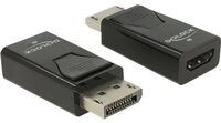 Delock DP 1.2 St -> HDMI Bu 4K Passiv schwarz - Adapter