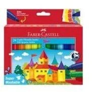 FABER-CASTELL Filzstift Jumbo Sup. Washable 24er