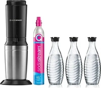 SODASTREAM 1016413490, SodaStream Crystal 3.0 titan Vorteilspack Trinkwassersprudler