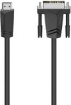Hama Verbindungskabel, HDMI&trade;-Stecker - DVI/D-Stecker, 1,5 m