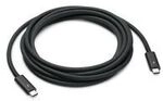 Apple Thunderbolt 4 Pro USB-C Kabel 3m schwarz - Kabel - Digital/Daten