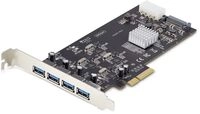 StarTech.com 4-Port USB-A PCIe Card, USB 3.2 5Gbps, 4x USB Controllers
