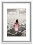 Hama Kunststoffrahmen "Swing", Silber, 50 x 70 cm
