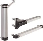 Locinox T&uuml;rschlie&szlig;er Lion, f&uuml;r T&uuml;ren bis zu 75 kg, Aluminium silberf&auml;rbig
