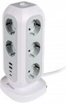 Verbatim EU Power Tower 11 AC with 2 x USB-C 2 USB-A