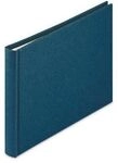 Hama Buch-Album "Wrinkled", 24x17 cm, 36 wei&szlig;e Seiten, Blau