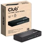 Club 3D CSV-1385 - Video-/Audio-Splitter - 1-to-4, 4K120Hz