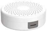 Hama Kabelbox rund, Wandmontage, integrierte Kabelf&uuml;hrung, 18,0 x 5,5 cm, Wei&szlig;