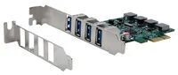 Exsys 4-Port USB 3.2 Gen 1 PCIe Karte mit Self Power - 3A (Renesas) - PCIe - USB 3.2