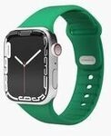 Vonm&auml;hlen Classic 2 Silikonarmband f&uuml;r Apple Watch 38 40 41 mm gr&uuml;n