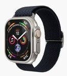 Vonm&auml;hlen Woven-Armband f&uuml;r Apple Watch 42 44 45 49 mm dunkelblau