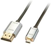 Lindy CROMO Slim High-Speed-HDMI-Kabel mit Ethernet - HDMI mit Ethernetkabel - mikro